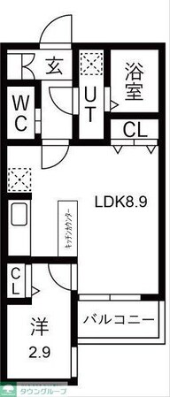 fika道徳の物件間取画像